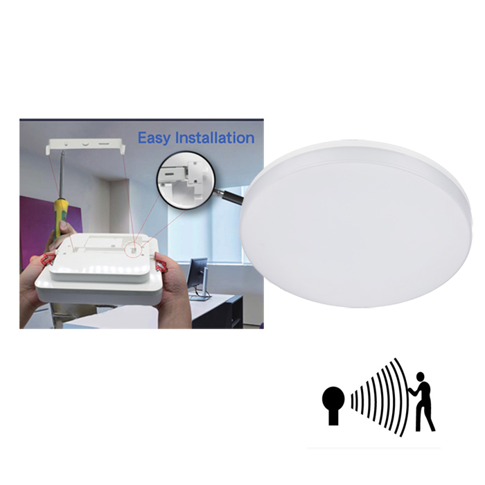 24W 18W 15W LED Ceiling Light with Microwave Motion Sensor (PS-ML78L-24W) 